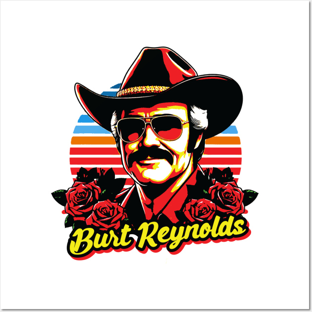 Burt Reynolds Vintage Design Wall Art by Trendsdk